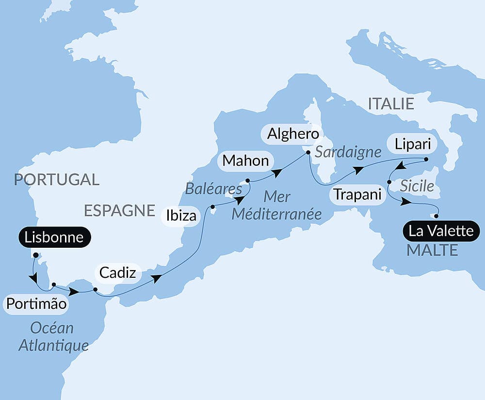 Péninsule ibérique et joyaux de Méditerranée