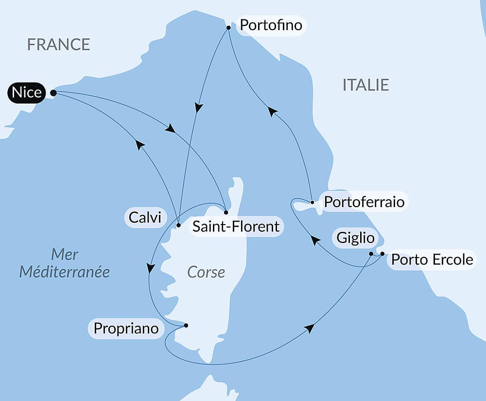 Île de Beauté et rivages italiens